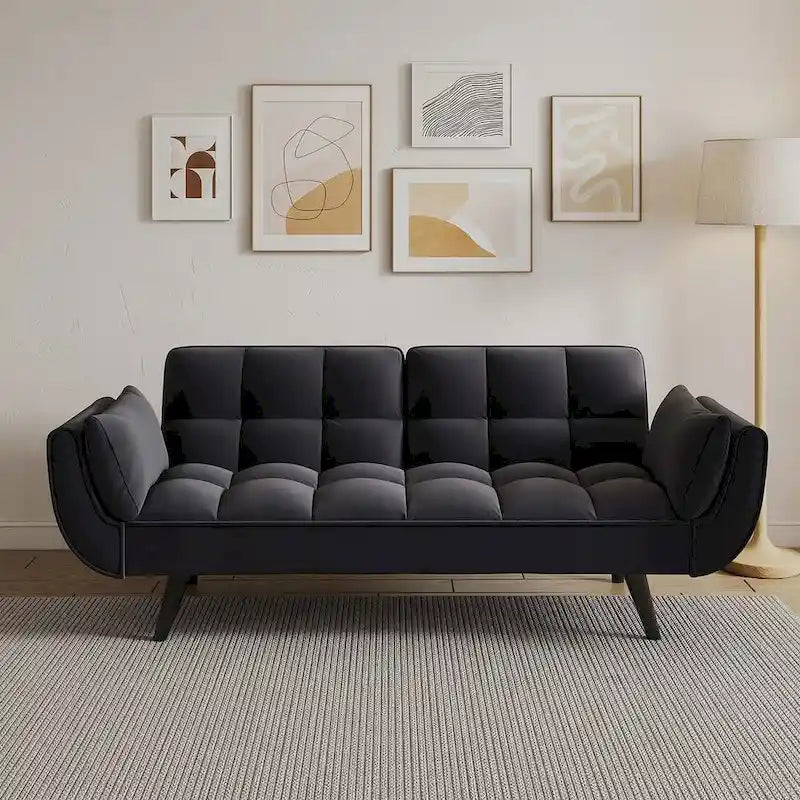 Modular Convertible Sectional Sofa with Ottoman | Sofa or Bed