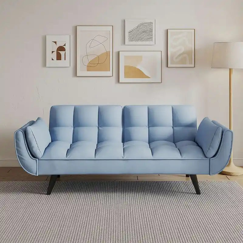 Modular Convertible Sectional Sofa with Ottoman | Sofa or Bed