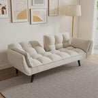 Modular Convertible Sectional Sofa with Ottoman | Sofa or Bed