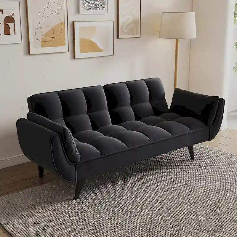 Modular Convertible Sectional Sofa with Ottoman | Sofa or Bed