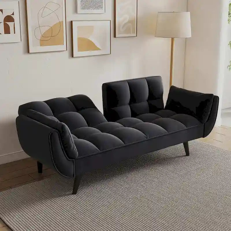 Modular Convertible Sectional Sofa with Ottoman | Sofa or Bed