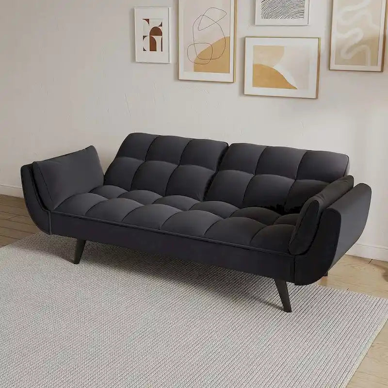 Modular Convertible Sectional Sofa with Ottoman | Sofa or Bed