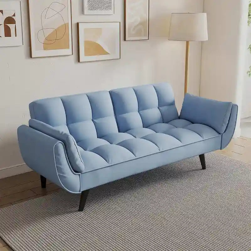 Modular Convertible Sectional Sofa with Ottoman | Sofa or Bed