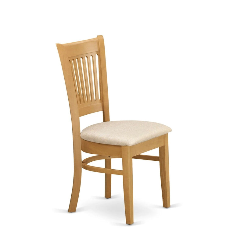3-Piece Round Dining Table with 2 Chairs, Oak