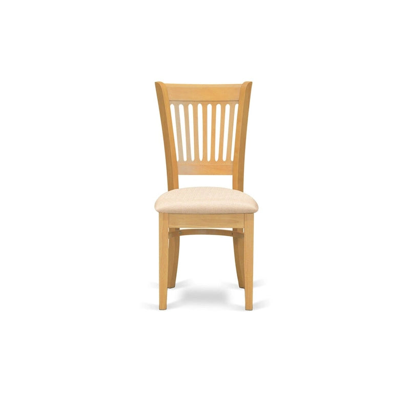 3-Piece Round Dining Table with 2 Chairs, Oak