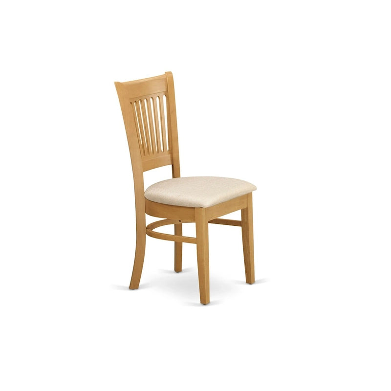 3-Piece Round Dining Table with 2 Chairs, Oak