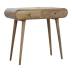 London Solid Mango Wood Console Table | Nordic-Inspired Design