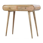 London Solid Mango Wood Console Table | Nordic-Inspired Design