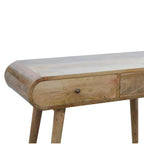 London Solid Mango Wood Console Table | Nordic-Inspired Design