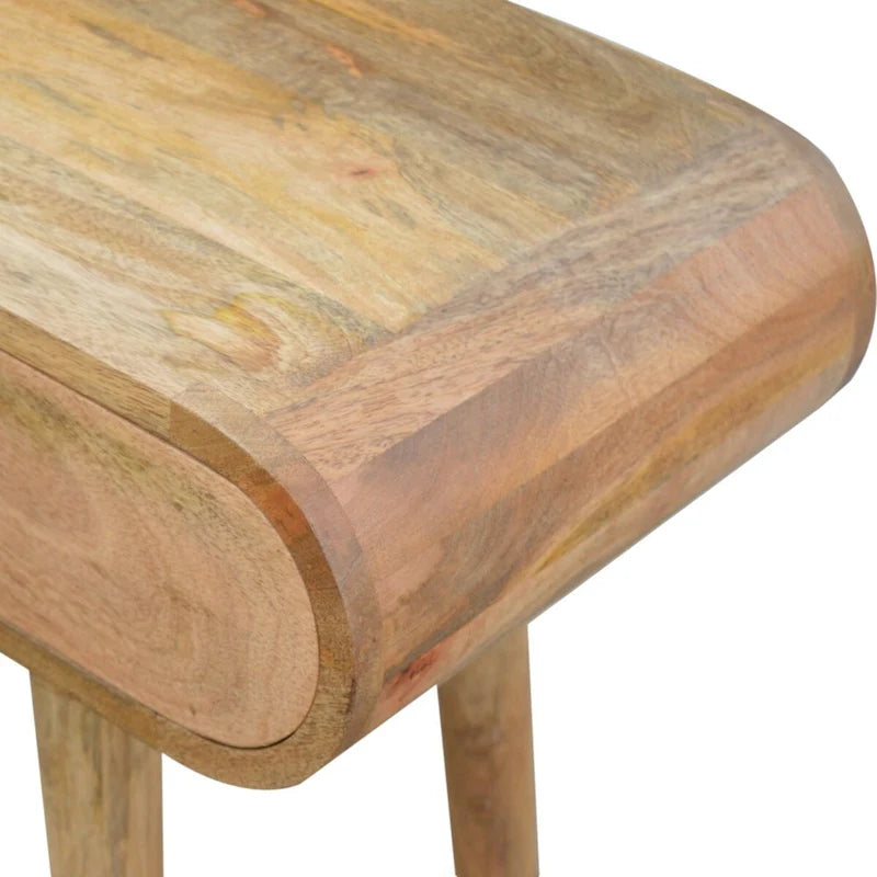London Solid Mango Wood Console Table | Nordic-Inspired Design