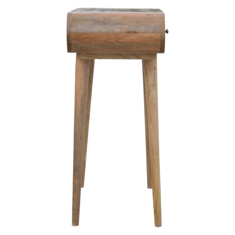 London Solid Mango Wood Console Table | Nordic-Inspired Design