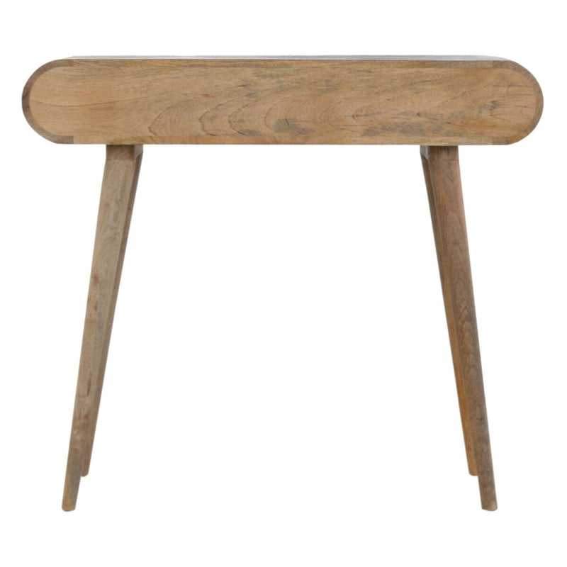London Solid Mango Wood Console Table | Nordic-Inspired Design